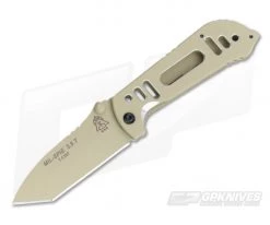 TOPS Knives MIL-SPIE 3.5 Folder Tanto Point Coyote Tan