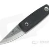 TOPS Knives Mini Tanimboca Puukko Tumbled 1095 Black Canvas Micarta Neck Knife MPUK-01