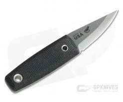 TOPS Knives Mini Tanimboca Puukko Tumbled 1095 Black Canvas Micarta Neck Knife MPUK-01 5 TOPS Knives Mini Tanimboca Puukko Tumbled 1095 Black Canvas Micarta Neck Knife MPUK-01 -Camping Knives best sale mpuk01 3