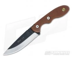 TOPS Knives Mini Scandi Knife 2.5 Brown Canvas Micarta
