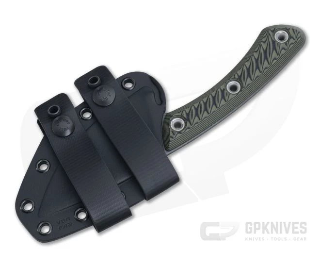 RMJ Tactical Nomad Skinner 52100 Dirty Olive Hunting Fixed Blade 2 RMJ Tactical Nomad Skinner 52100 Dirty Olive Hunting Fixed Blade - Image 2