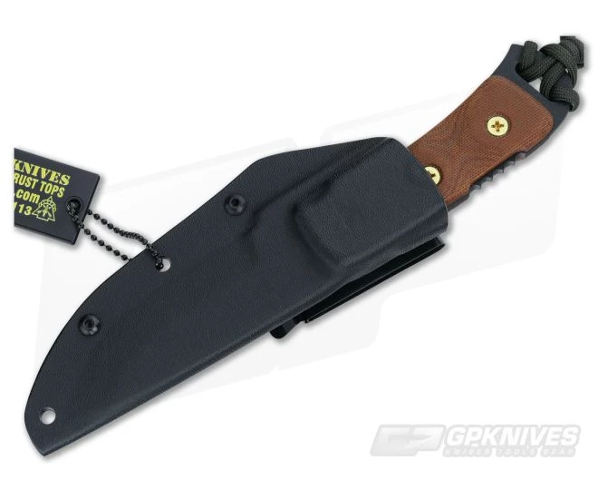 TOPS Knives Overlander 2 Tan Canvas Micarta 2 TOPS Knives Overlander 2 Tan Canvas Micarta - Image 2