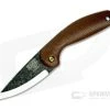 ESEE Pinhoti Friction Folder Black Stonewashed 1095 Sculpted Brown Micarta Folding Knife