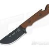 TOPS Knives Pit Stop 3 Black 1095 Tan Canvas Micarta