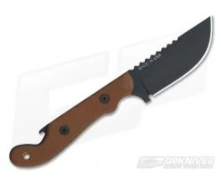 TOPS Knives Pit Stop 3 Black 1095 Tan Canvas Micarta -Camping Knives best sale psk 01 3