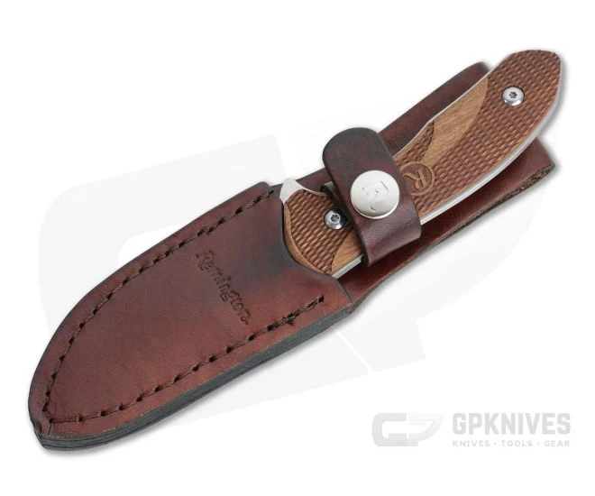 Remington Heritage Series Drop Point Hunter Wood Handled Fixed Blade Knife R40000 2 Remington Heritage Series Drop Point Hunter Wood Handled Fixed Blade Knife R40000 - Image 2