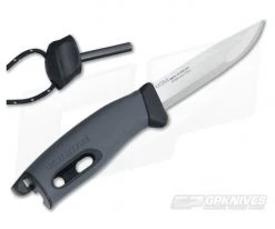 Light My Fire Mora FireKnife with Integral FireSteel Black -Camping Knives best sale s fk black 3