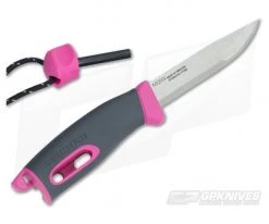 Light My Fire Mora FireKnife with Integral FireSteel Fuschia 5 Light My Fire Mora FireKnife with Integral FireSteel Fuschia -Camping Knives best sale s fk fuschia 3