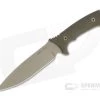 Spartan Harsey Difensa FDE S45VN Green Micarta Kydex Sheath Fixed Blade 19DEGRKYTN