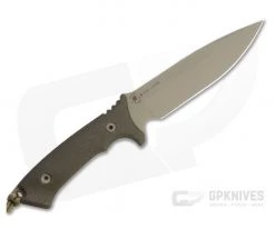 Spartan Harsey Difensa FDE S45VN Green Micarta Kydex Sheath Fixed Blade 19DEGRKYTN -Camping Knives best sale sb19degrkytn 3