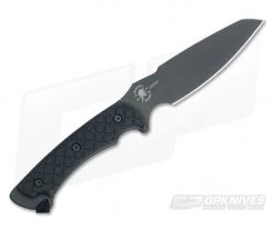 Spartan Hybris Black Fixed Blade Black Kydex Sheath 5 Spartan Hybris Black Fixed Blade Black Kydex Sheath -Camping Knives best sale sb42bkbkkybk 3