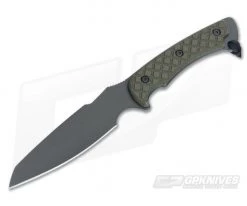 Spartan Hybris Green Micarta Fixed Black MOLLE Sheath