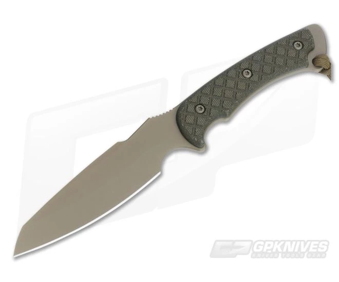 Spartan Hybris FDE Fixed Blade Tan MOLLE Sheath 1 Spartan Hybris FDE Fixed Blade Tan MOLLE Sheath