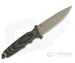 Spartan Harsey TT Tactical Trout FDE S45VN Camo Linen Micarta Fixed Blade 43DECMKYTN -Camping Knives best sale sb43decmkytn 3