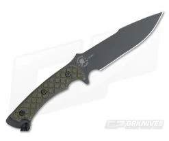 Spartan Blades Horkos DLC S35VN Green Micarta Kydex Sheath -Camping Knives best sale sb4bkgrkybk 3