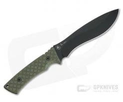Spartan Blades Machai Black 1095 Green Micarta Silver Line Fixed Blade SBSL002BKGR -Camping Knives best sale sbsl002bkgr 3