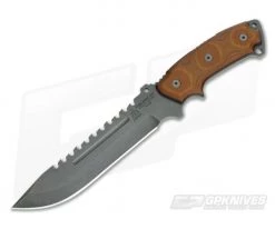 TOPS Knives Steel Eagle Delta Class Acid Rain 1095 Sandwiched Micarta