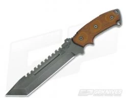 TOPS Knives Steel Eagle Delta Class Tanto Acid Rain 1095 Sandwiched Micarta
