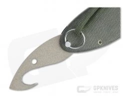 TOPS Backwoods Skinner Coyote Tan Ulu Green Canvas Micarta Fixed Blade SKIN-01 -Camping Knives best sale skin 01 5