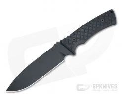 Spartan Blades Damysus Black 1095 Black Micarta Silver Line Fixed Blade SBSL003BKBK
