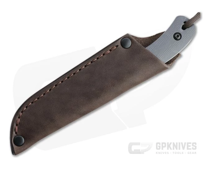 Smith & Sons Axiom V2 Stonewashed AEB-L Gray G10 EDC Fixed Blade 2 Smith & Sons Axiom V2 Stonewashed AEB-L Gray G10 EDC Fixed Blade - Image 2