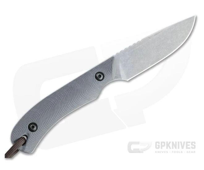 Smith & Sons Axiom V2 Stonewashed AEB-L Gray G10 EDC Fixed Blade 3 Smith & Sons Axiom V2 Stonewashed AEB-L Gray G10 EDC Fixed Blade - Image 3
