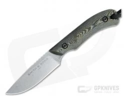 Smith & Sons Axiom V2 Stonewashed AEB-L Reptile Richlite EDC Fixed Blade
