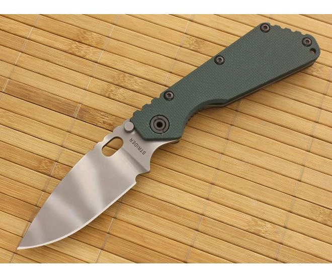Strider SMF-S Lego Hunter Green G10 Ghost Stripe S30V Flamed Frame 1 Strider SMF-S Lego Hunter Green G10 Ghost Stripe S30V Flamed Frame