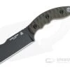 TOPS Sheep Creek Rough Terrain Black 154CM Green Canvas Fixed Blade SPCK-01
