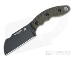TOPS Sheep Creek Rough Terrain Black 154CM Green Canvas Fixed Blade SPCK-01