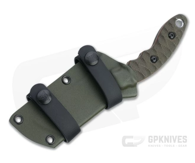 TOPS Sheep Creek Rough Terrain Black 154CM Green Canvas Fixed Blade SPCK-01 2 TOPS Sheep Creek Rough Terrain Black 154CM Green Canvas Fixed Blade SPCK-01 - Image 2