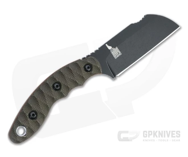 TOPS Sheep Creek Rough Terrain Black 154CM Green Canvas Fixed Blade SPCK-01 3 TOPS Sheep Creek Rough Terrain Black 154CM Green Canvas Fixed Blade SPCK-01 - Image 3