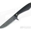 Smith & Sons Spur Darkened 1095 Black Canvas Micarta EDC Fixed Blade