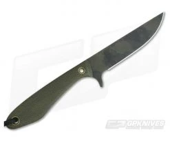 Smith & Sons Spur Original Patina 1095 OD Green Canvas Micarta EDC Fixed Blade 5 Smith & Sons Spur Original Patina 1095 OD Green Canvas Micarta EDC Fixed Blade -Camping Knives best sale spur od op 3