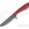 Smith & Sons Spur Original Patina 1095 Ruby Shadetree Burlap Micarta EDC Fixed Blade 01