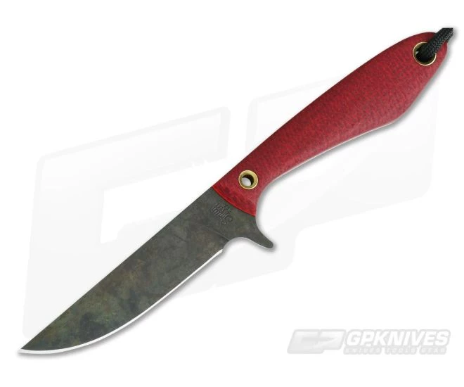 Smith & Sons Spur Original Patina 1095 Ruby Shadetree Burlap Micarta EDC Fixed Blade 05 1 Smith & Sons Spur Original Patina 1095 Ruby Shadetree Burlap Micarta EDC Fixed Blade 05