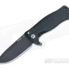 LionSteel SR-11 Aluminum All Black Integral Flipper Sleipner SR11A BB