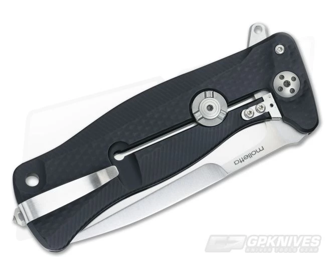 LionSteel SR-11 Aluminum Black Integral Flipper Sleipner SR11A BS 2 LionSteel SR-11 Aluminum Black Integral Flipper Sleipner SR11A BS - Image 2