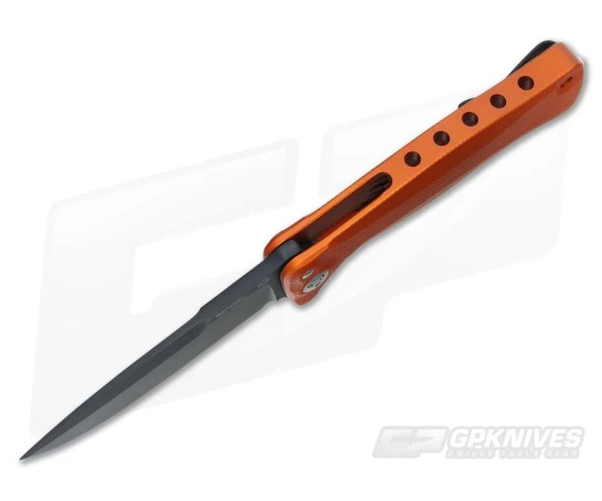 LionSteel SR-11 Aluminum Orange Integral Flipper Black Sleipner SR11A OB 3 LionSteel SR-11 Aluminum Orange Integral Flipper Black Sleipner SR11A OB - Image 3