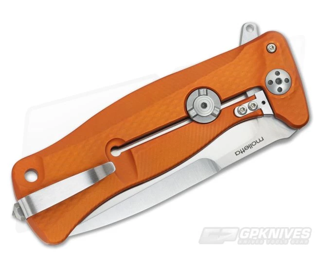 LionSteel SR-11 Aluminum Orange Integral Flipper Sleipner SR11A OS 2 LionSteel SR-11 Aluminum Orange Integral Flipper Sleipner SR11A OS - Image 2