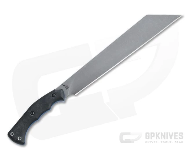 TOPS Knives Storm Vector Seax Acid Rain 1095 Black Canvas Micarta Chopper 3 TOPS Knives Storm Vector Seax Acid Rain 1095 Black Canvas Micarta Chopper - Image 3