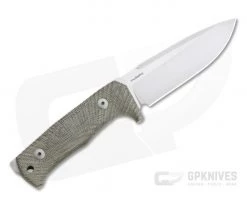 LionSteel T5 Green Monolithic Micarta Satin Niolox Fixed Blade -Camping Knives best sale t5 cvg 3
