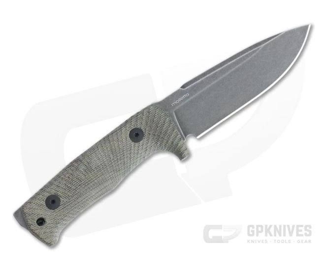 LionSteel T5 Black PVD Niolox Green Monolithic Micarta Fixed Blade 3 LionSteel T5 Black PVD Niolox Green Monolithic Micarta Fixed Blade - Image 3