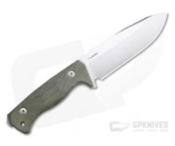 LionSteel T6 Satin K490 Green Canvas Micarta Fixed Blade Knife 5 LionSteel T6 Satin K490 Green Canvas Micarta Fixed Blade Knife -Camping Knives best sale t6 cvg 3