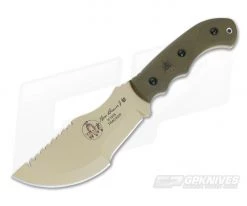 TOPS Tom Brown Tracker Coyote Tan & Green Micarta