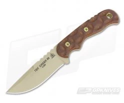 TOPS Tex Creek 69 Tan Blade Leather Sheath