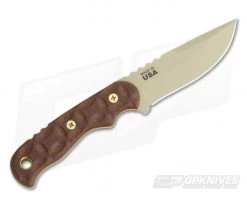 TOPS Tex Creek 69 Tan Blade Leather Sheath -Camping Knives best sale tex69 3