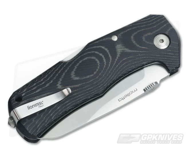 LionSteel TM1 Solid Micarta Integral Lock Back Folder Sleipner Steel 2 LionSteel TM1 Solid Micarta Integral Lock Back Folder Sleipner Steel - Image 2