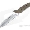 Viper Rumici Fearless Stonewashed Sleipner Brown Burlap Micarta Fixed Blade VT4018CM
