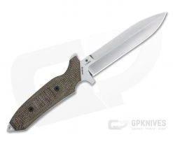 Viper Rumici Fearless Stonewashed Sleipner Brown Burlap Micarta Fixed Blade VT4018CM -Camping Knives best sale vt4018cm 3